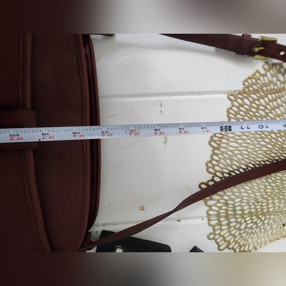 Vintage COACH Brighton Bag Burgandy - Picture 12 of 13